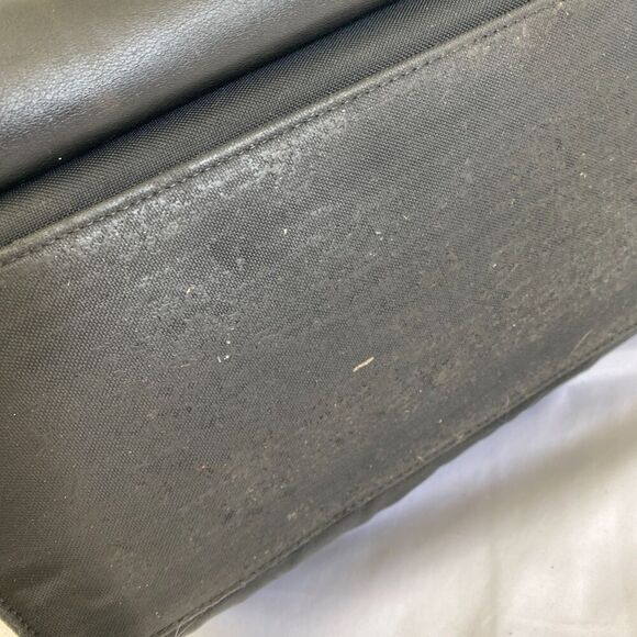 TUMI Laptop Bag Leather Nylon Briefcase Business Travel 2961D Crossbody Messenge - Picture 5 of 16